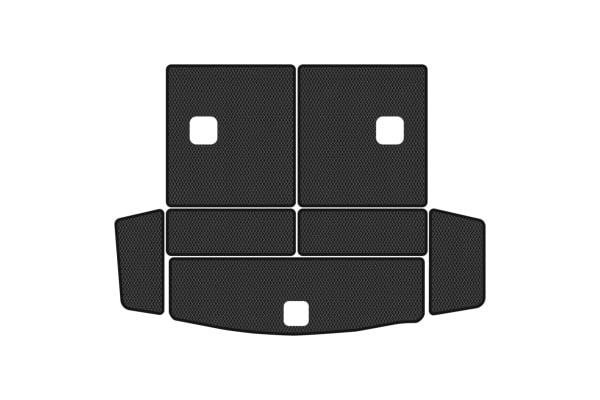 Фото - EVA коврик в багажник авто EVAtech для Captiva (C140) 7 seats MT Restyling Chevrolet 2011-2018 1 поколение SUV EU (CT1173BE7KBB)