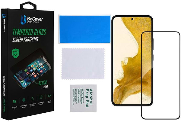 Фото - Захисне скло для смартфона BeCover for Samsung Galaxy S22 SM-S901 Black (707314)
