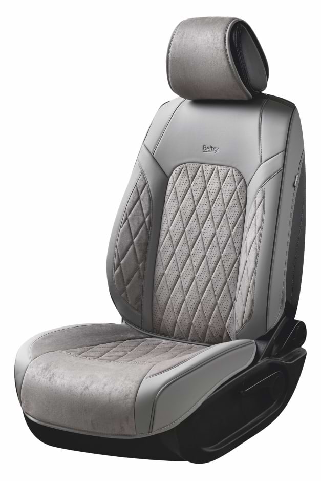 Комплект накидок на сидіння автомобіля Beltex 3D Malibu grey (BX89200)