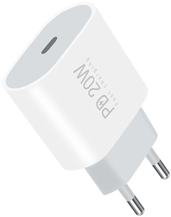 Мережевий зарядний пристрій WUW Type-C PD20W white (C178)