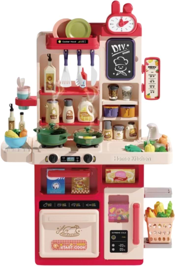 Сюжетно-ролевая игра. Кухня Bambi G801 83 см Pink (1171356) - Фото 1