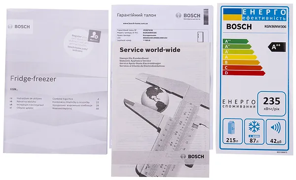 Фото - Холодильник Bosch KGN36NW306