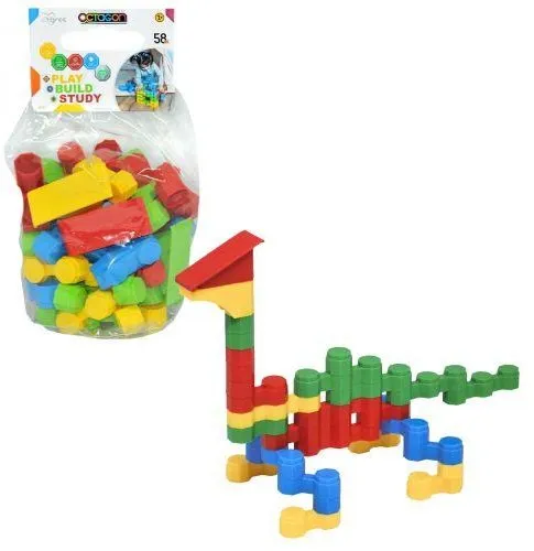 Фото - Пластиковый конструктор для малышей Tigres ''Octagon'' 58 эл. в пакете (39777)