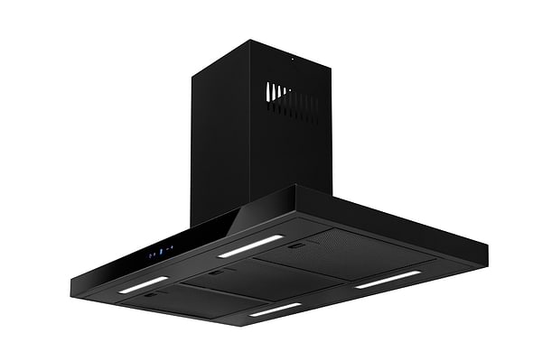 Фото - Витяжка декоративна NORTBERG Sento Island Black Matt 90