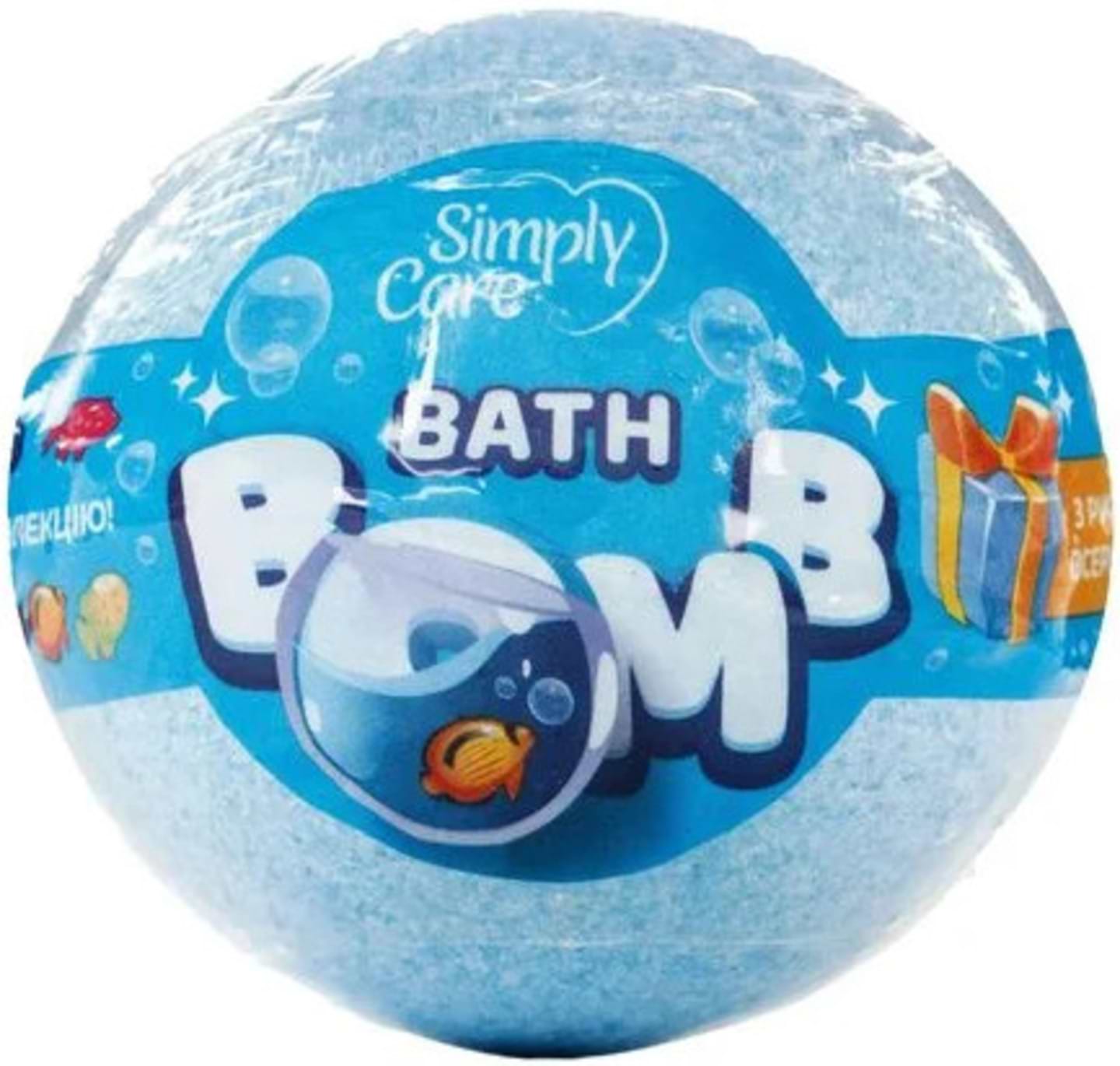 Бомба для ванны Simply Care голубая 100 г (4820240941088)