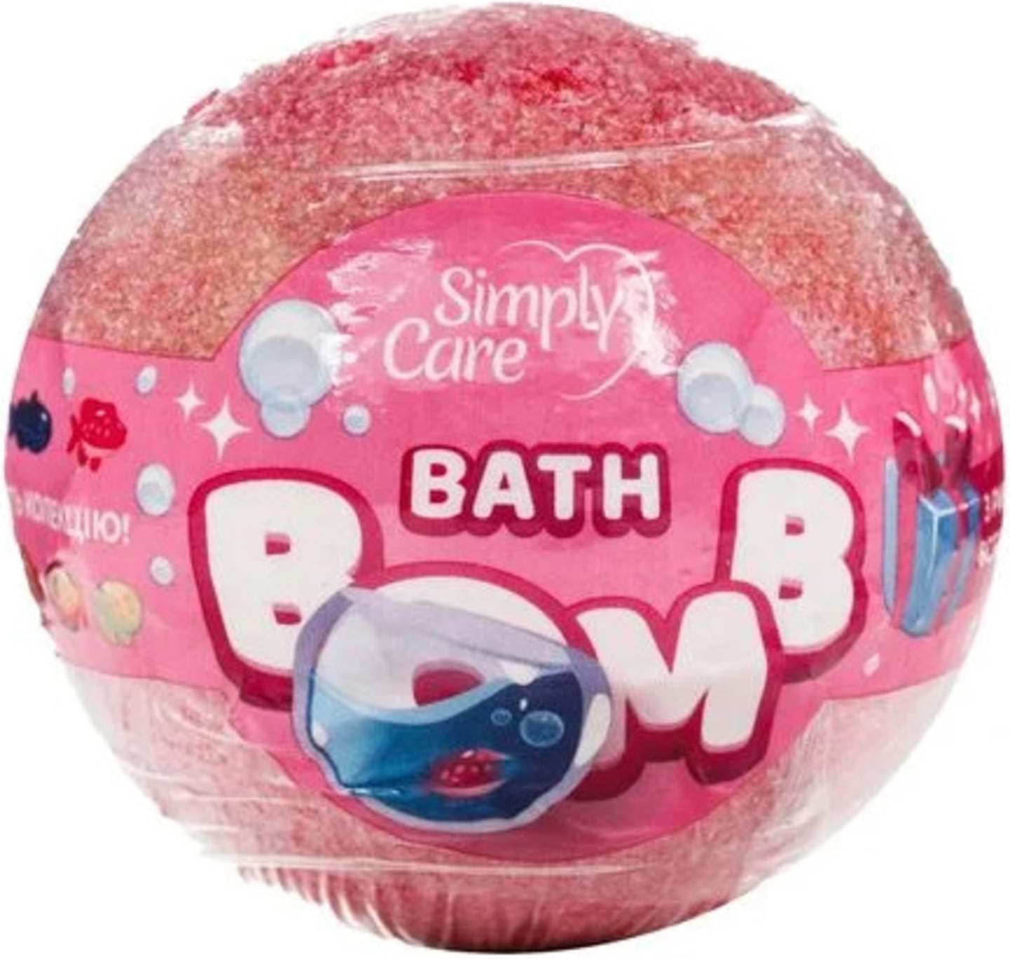 Бомба для ванны Simply Care розовая 100 г (4820240941095)