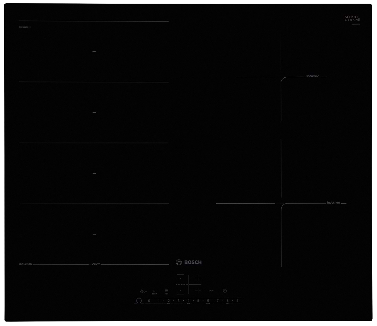 Уцінка - Варильна поверхня електрична Bosch PXE651FC1E #