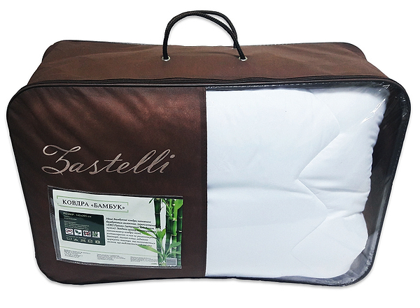 Фото - Ковдра всесезонна полуторна Zastelli Бамбук 140х205 біла (11876)