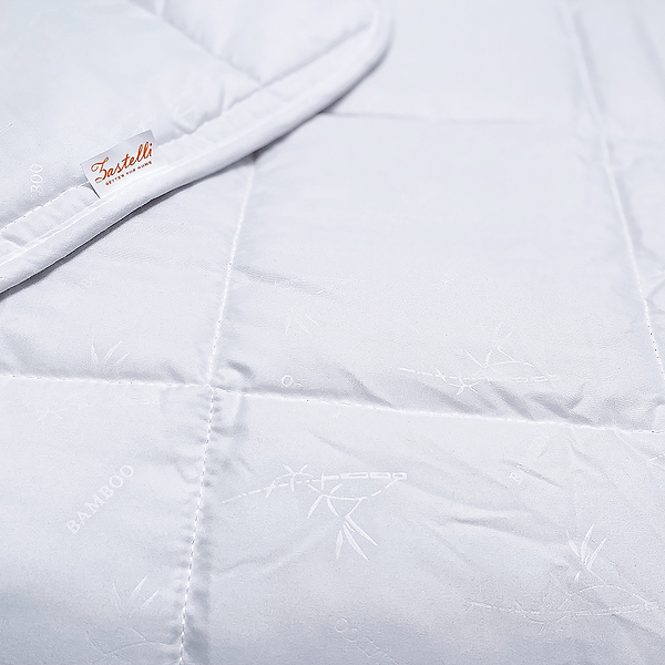 Фото - Ковдра всесезонна полуторна Zastelli Бамбук 140х205 біла (11876)