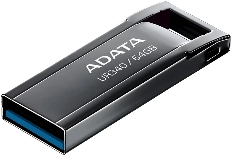 Флеш USB ADATA USB 3.2 UR340 64Gb Black (AROY-UR340-64GBK)