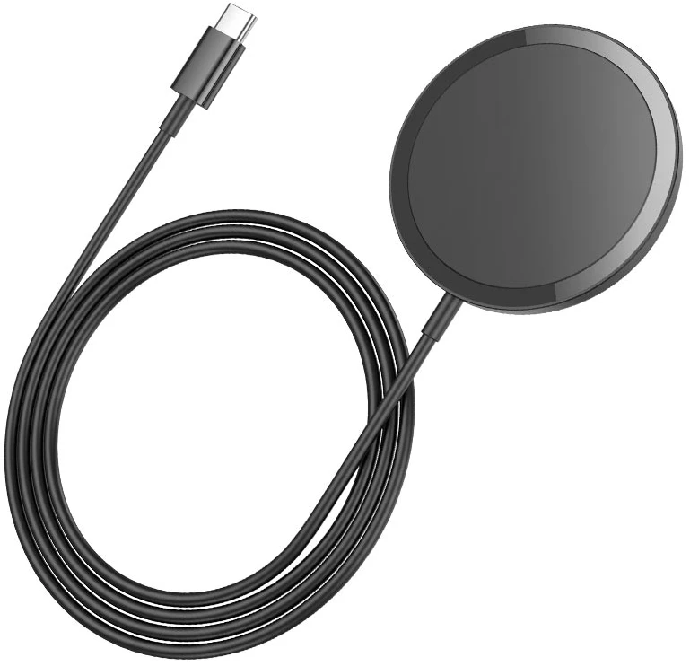 Бездротовий зарядний пристрій HOCO CW52 Enjoy magnetic Black (6942007611367)