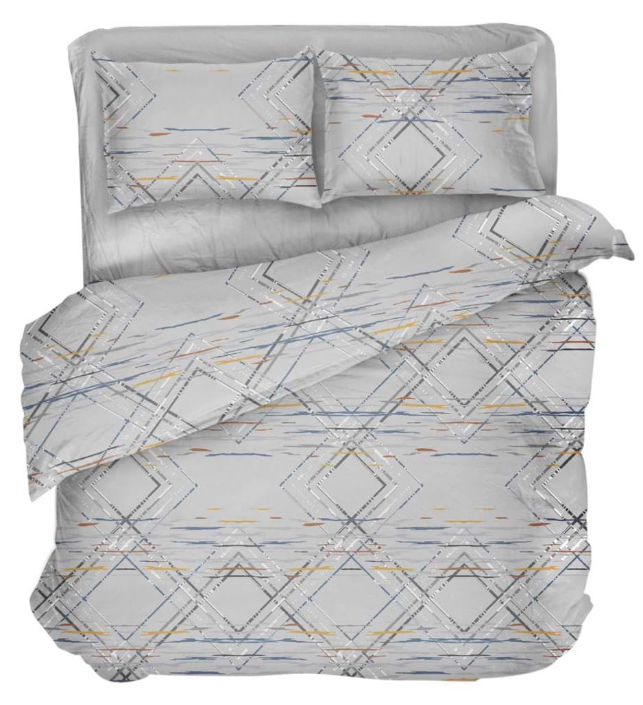 Комплект постельного белья Lelit Поплин Серый L-2046 полуторный (1194403)