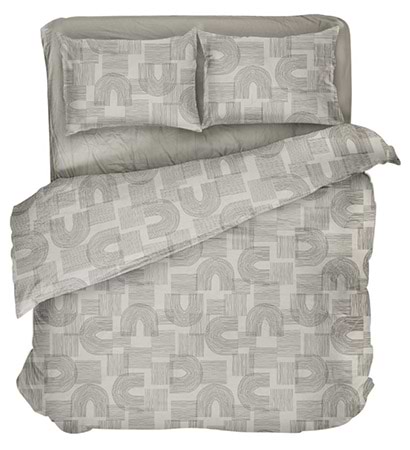 Комплект постельного белья Lelit Поплин Темно-Бежевый L-2047 двуспальный (1194411)