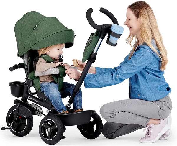 Фото - Трёхколёсный велосипед Kinderkraft Spinstep Pastel Green (KRSPST00GRE0000)