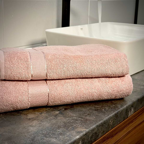 Фото - Набір рушників Lelit Рожевий 8075 2 шт. (1199230)