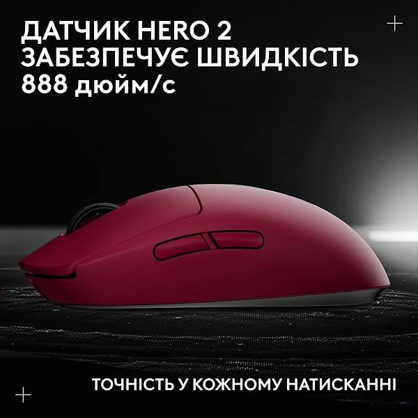 Фото - Миша бездротова ігрова Logitech G PRO 2 LightSpeed Wireless Gaming Mouse Pink (910-007309)
