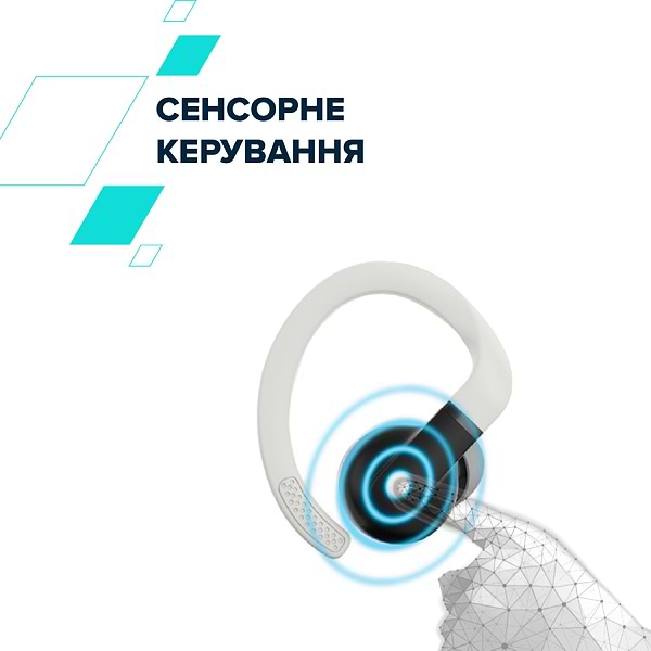 Фото - Наушники вкладыши беспроводные TWS Canyon OnRun 11 Sport Wireless charge White (CNS-TWS11W)
