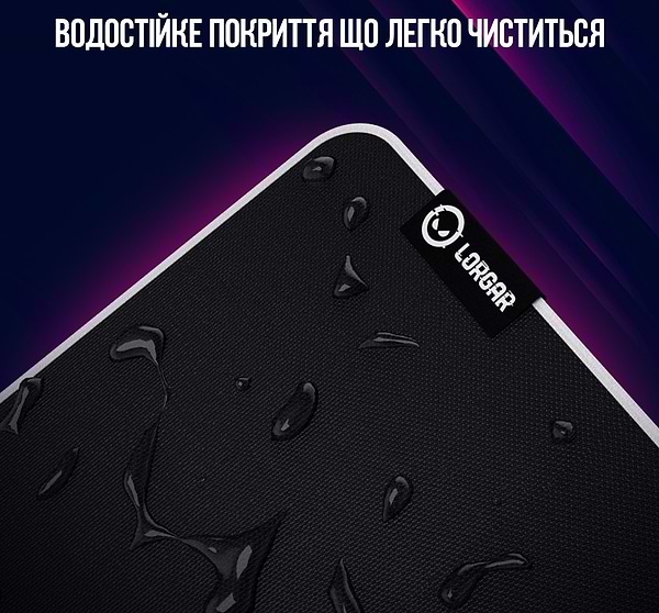 Фото - Килимок для миші ігровий Lorgar Legacer 753 360x300 Black (LRG-CMP753)