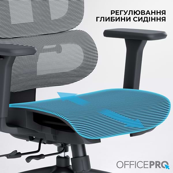 Фото - Кресло офисное OfficePro Skyline (OC680-B-G-G) Black/Gray