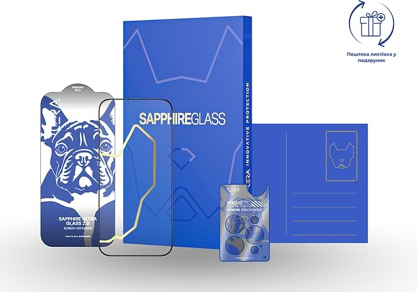 Фото - Защитное стекло для смартфона ILera Sapphire Ultra Glass 2.0 for iPhone 17 (ILSPDLPL17)