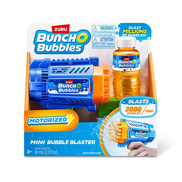Фото - Генератор мильних бульбашок Bunch O Bubbles серії Mini S1 - БЛАСТЕР З МИЛЬНИМИ БУЛЬБАШКАМИ (11347)