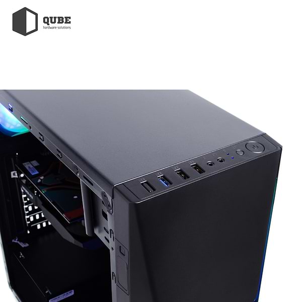 Фото - Системный блок QUBE QB i5 10400F GTX 1650 4GB 1621 (QBi510400FGTX16504GB1621)