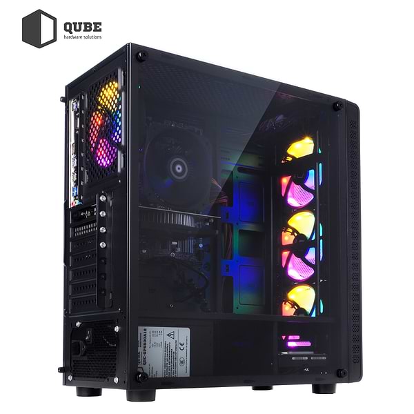 Фото - Системний блок QUBE QB i3 10100F RX 560 4GB 811 (i310100FRX 5604GB811)
