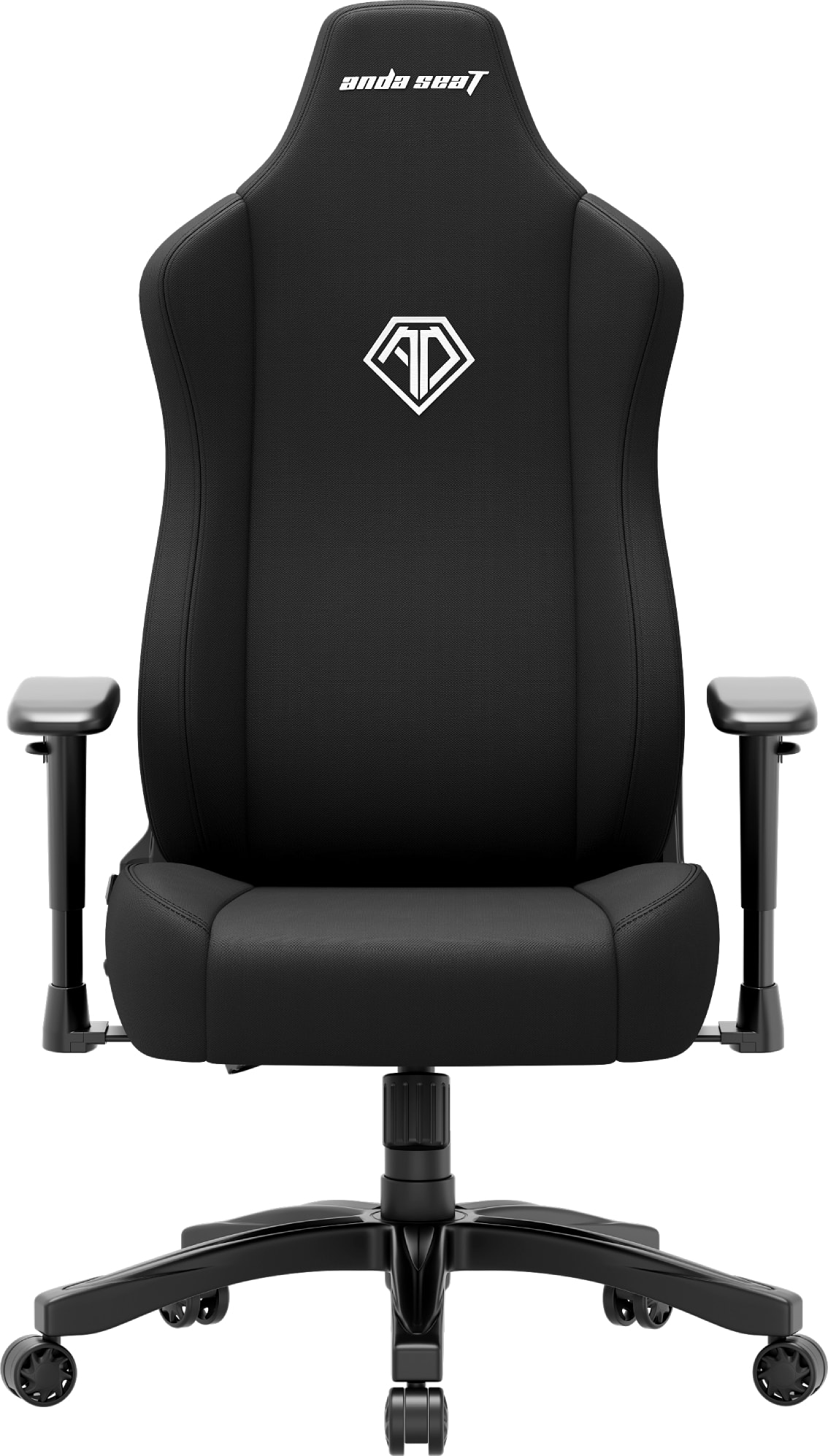 Кресло для геймеров Anda Seat Novis Size L Black Fabric (AD23-L-01-B-F) - Фото 1