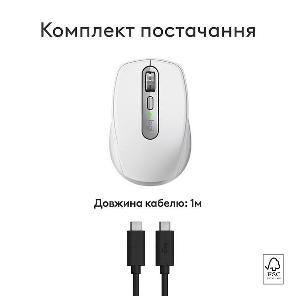 Фото - Мышь беспроводная Logitech MX Anywhere 3S for Mac Pale Grey (910-006946)
