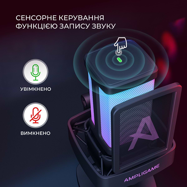 Фото - Мікрофон до комп'ютера Fifine Ampligame Q8PRO USB Black