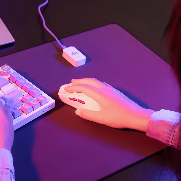 Фото - Миша бездротова ігрова Proove Gaming Jester White (WMJS00022002)