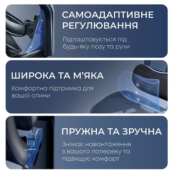 Фото - Крісло офісне Sihoo DORO C300L Mesh Black with footrest (DORO-C300L-A3-101-JT)