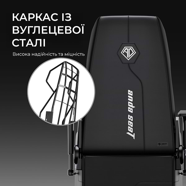 Фото - Крісло для геймерів Anda Seat X3 Gaming Sofa Black PVC (AD-W-SF03-04-B-PV)