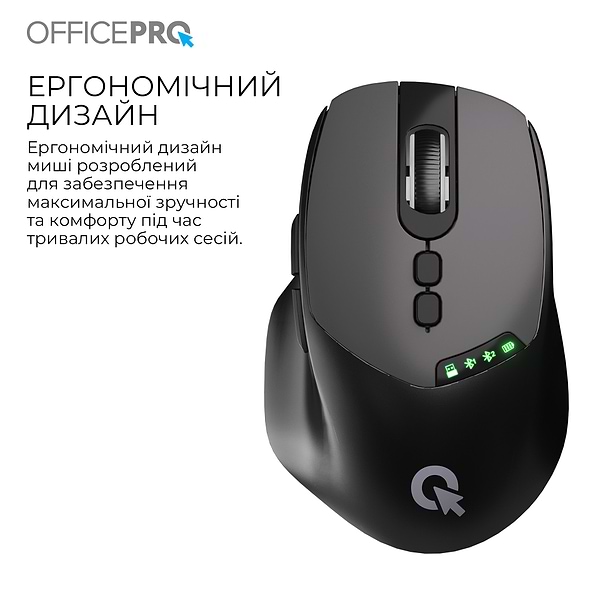 Фото - Миша бездротова OfficePro Silent Click Wireless Black (M520B)