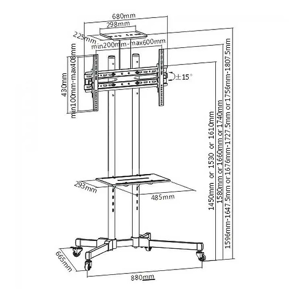 Фото - Крепление для телевизора ITECHmount T1028B