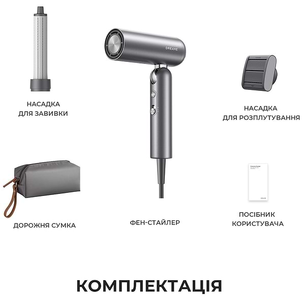 Фото - Фен-стайлер Dreame AHD51-GR