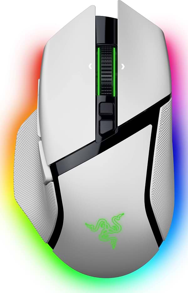 Фото - Миша бездротова ігрова Razer Basilisk V3 PRO Wireless, 35K, White (RZ01-05240200-R3G1)
