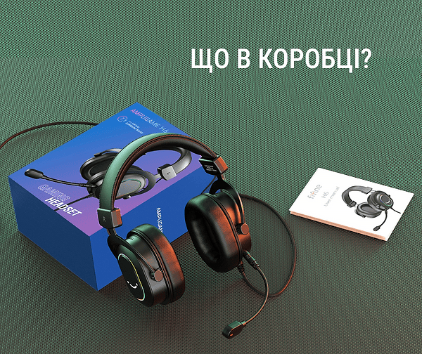 Фото - Гарнитура проводная игровая Fifine Black RGB (H6)