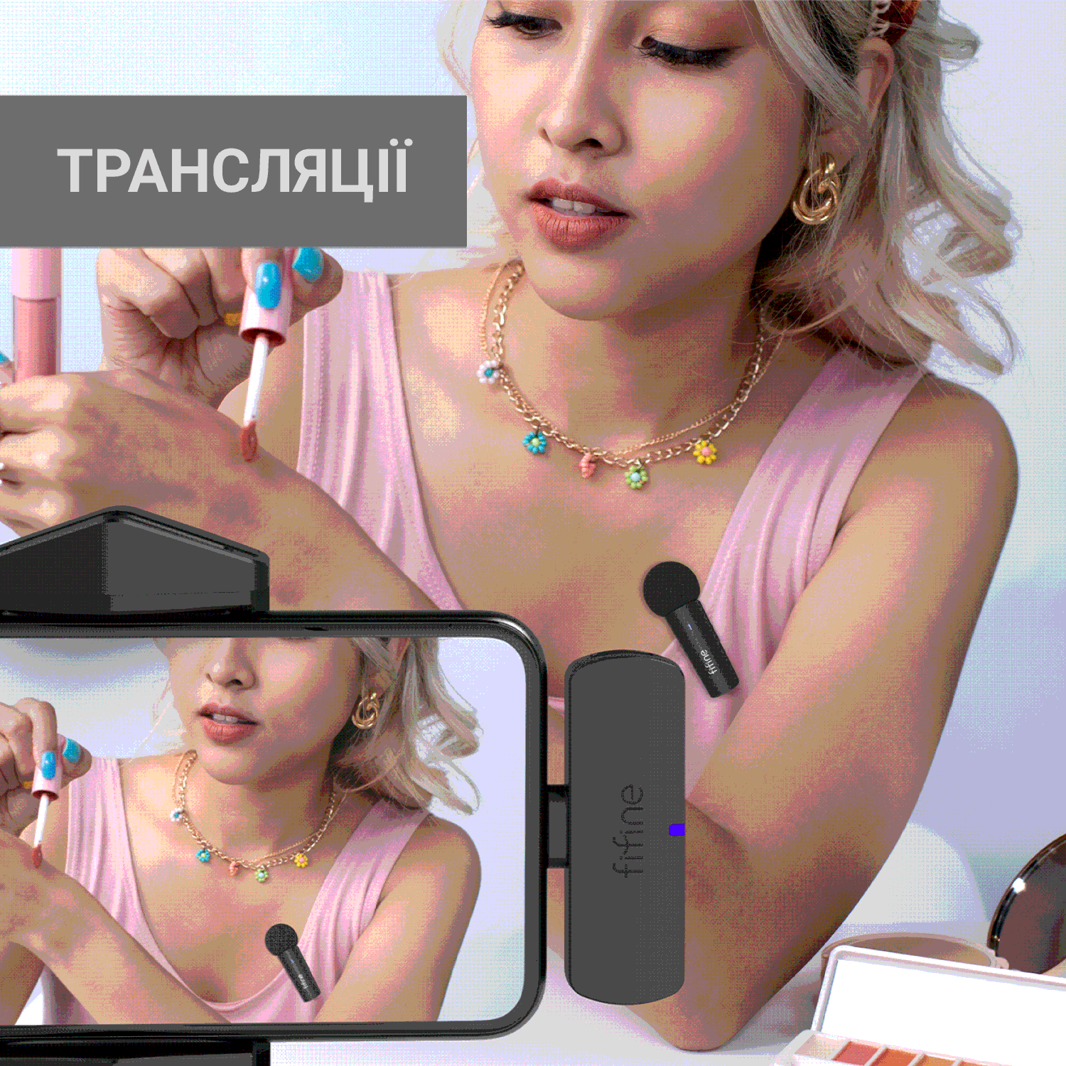 Фото - Микрофон для смартфона Fifine M6