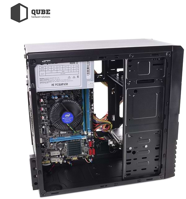 Фото - Системный блок QUBE QB i3 13100 B5 1641Win (i313100B51641Win)