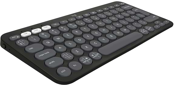 Фото - Клавіатура бездротова Logitech K380s Pebble Keys 2 Graphite Bluetooth (920-011851)