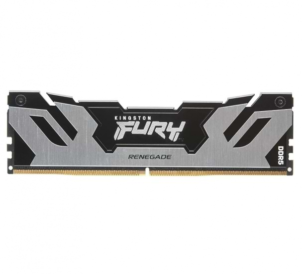 Память DDR Kingston Fury Renegade Silver 16GB (1x16) DDR5 8000 MHz (KF580C38RS-16) - Фото 1