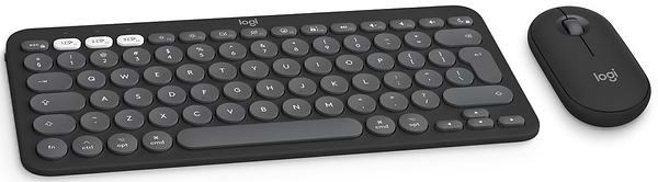 Фото - Клавиатура+мышь беспроводная Logitech Pebble 2 Combo for Mac Graphite Bluetooth (920-012244) Фото - Клавиатура+мышь беспроводная Logitech Pebble 2 Combo for Mac Graphite Bluetooth (920-012244)