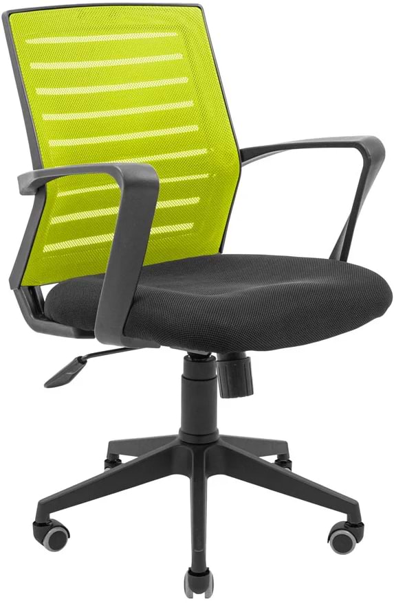 Фото - Крісло офісне Richman Флеш Ю Пластик М-1 (Tilt) Сітка чорна + зелена
