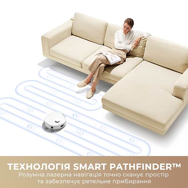 Фото - Робот-пылесос моющий Mova E20 (RLE22GA)