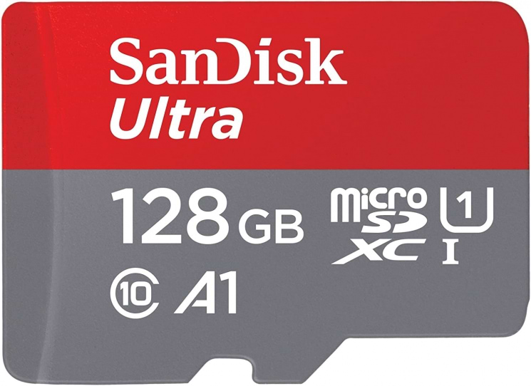 Карта пам'яті SanDisk Ultra microSD 128GB C10 UHS-I (SDSQUAB-128G-GN6MN) - Фото 1