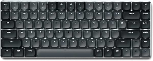 Фото - Клавиатура беспроводная Satechi SM1 Slim Mechanical Backlit Bluetooth Keyboard Dark (ST-KSM1DK-EN)