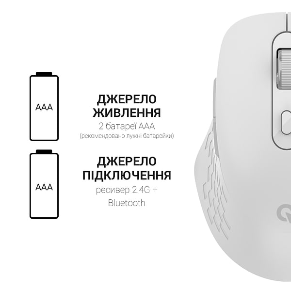 Фото - Миша бездротова OfficePro M230W Silent Click Wireless White (M230W)