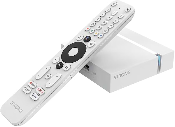 Фото - Уцінка - Стаціонарний медіаплеєр Strong GOOGLE TV BOX 4K LEAP-S3+V2