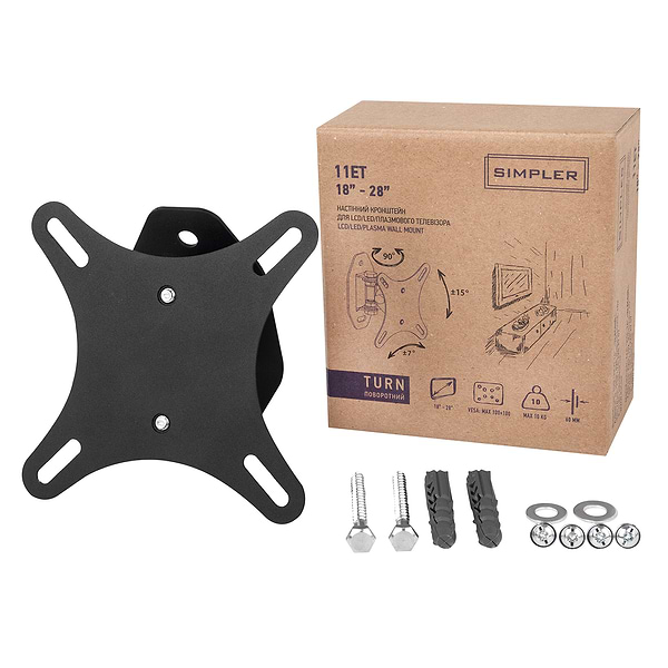 Фото - Кріплення для телевізора KSL Simpler 11ET